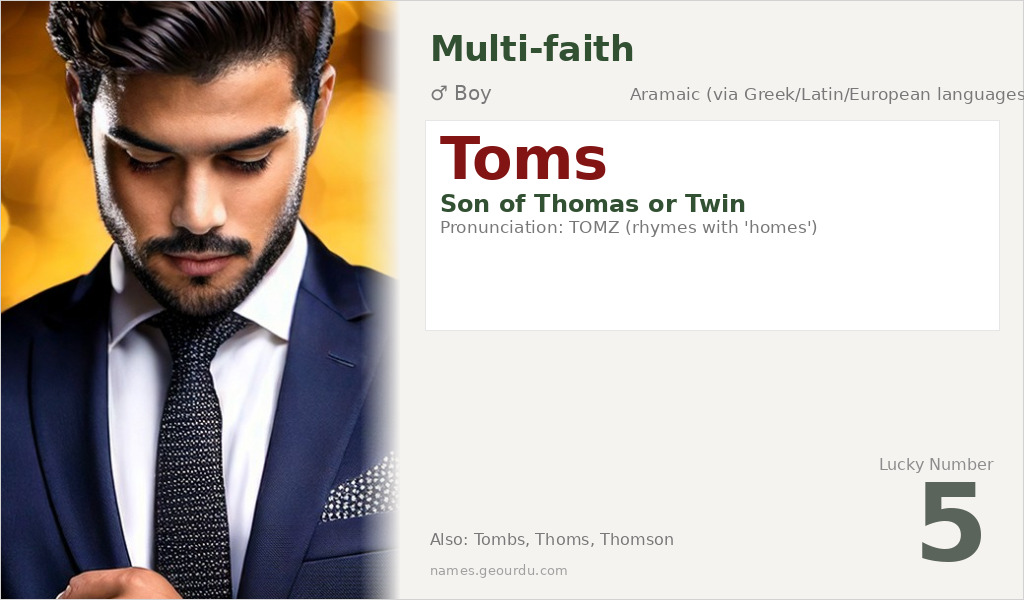 Toms Name Meaning and Details