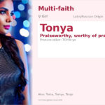 Tonya Name Meaning and Details