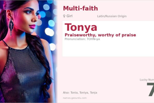 Tonya Name Meaning — Origin, Gender & Details (2025)