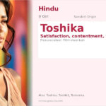 Toshika Name Meaning and Details