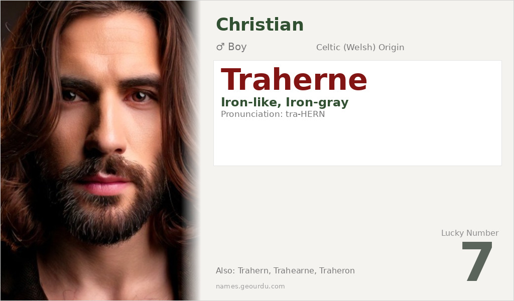 Traherne Name Meaning and Details