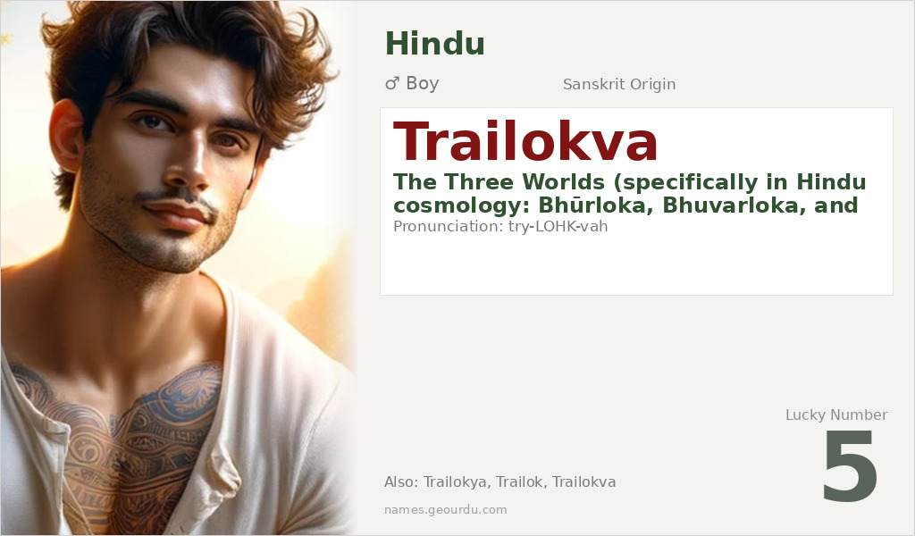 Trailokva Name Meaning and Details