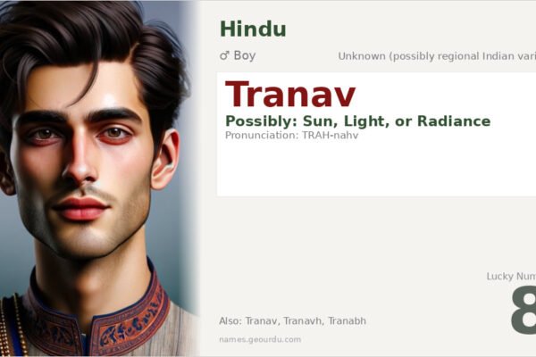 Tranav Name Meaning — Origin, Gender & Details (2025)