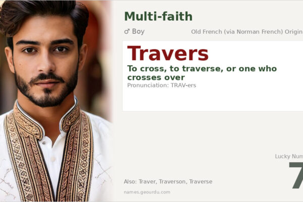 Travers Name Meaning — Origin, Gender & Details (2025)