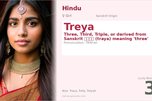 Treya Name Meaning — Sanskrit Origin, Hindu Girl Name & Details (2025)