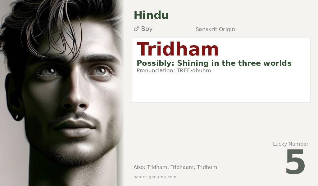 Tridham Name Meaning and Details