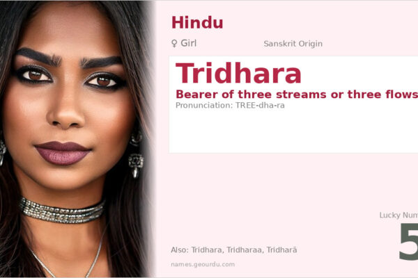 Tridhara Name Meaning — Sanskrit Origin, Girl Hindu Name & Details (2025)