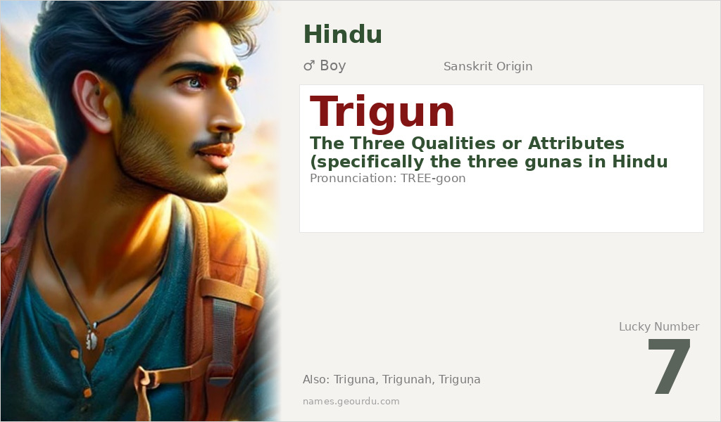 Trigun Name Meaning and Details