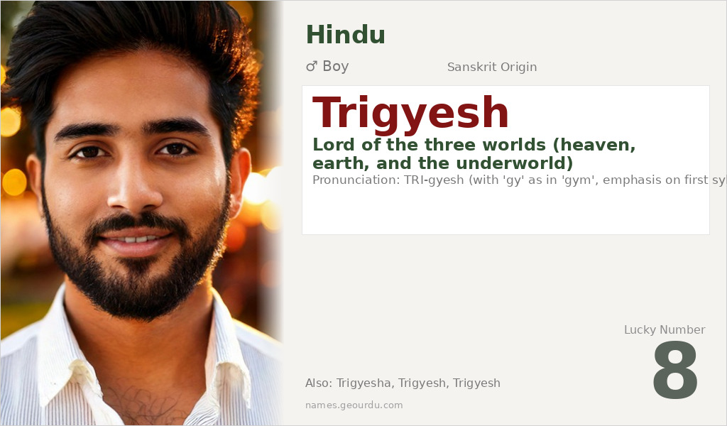Trigyesh Name Meaning and Details