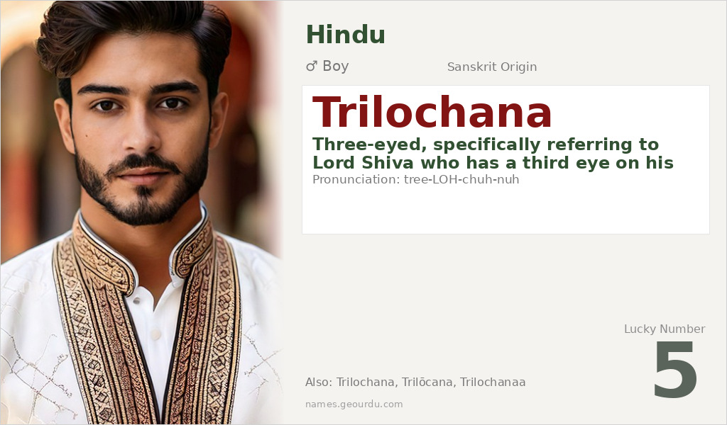 Trilochana Name Meaning and Details