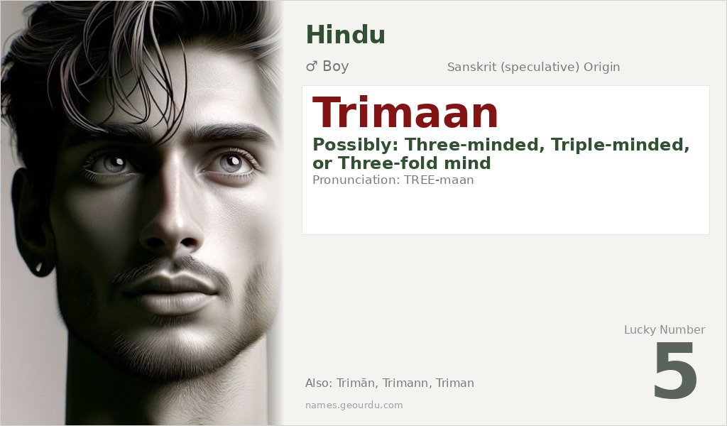 Trimaan Name Meaning and Details