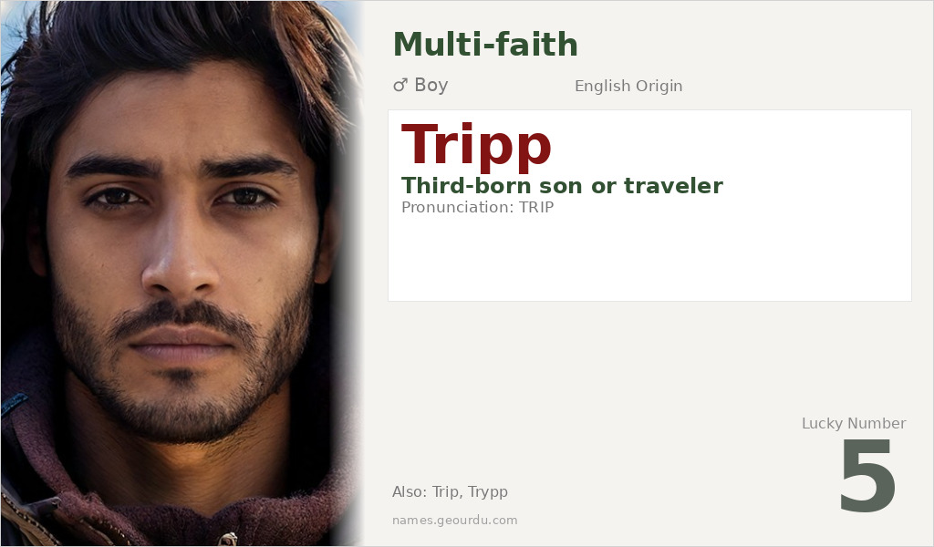 Tripp Name Meaning and Details