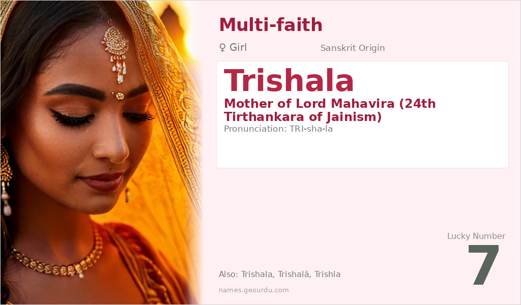 Trishala Name Meaning and Details