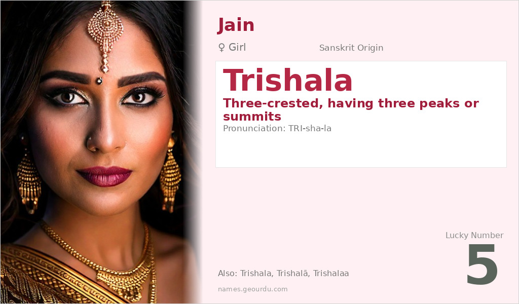 Trishala Name Meaning and Details