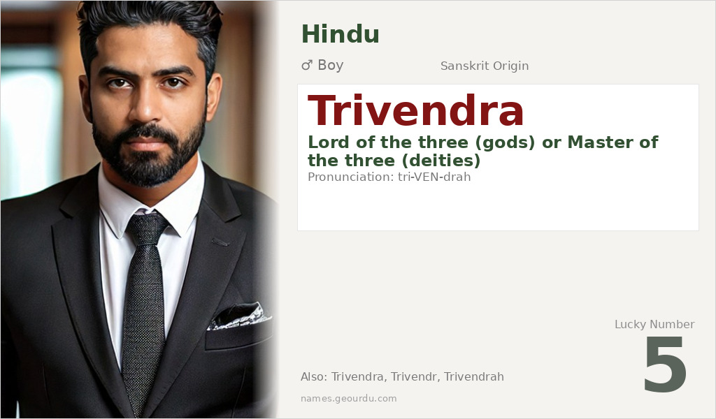 Trivendra Name Meaning and Details