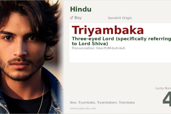 Triyambaka Meaning — Sanskrit Origin, Boy Name & Shiva Connection (2025)