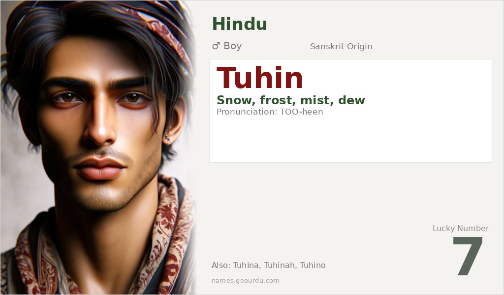 Tuhin Name Meaning and Details