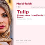 Tulip Name Meaning and Details