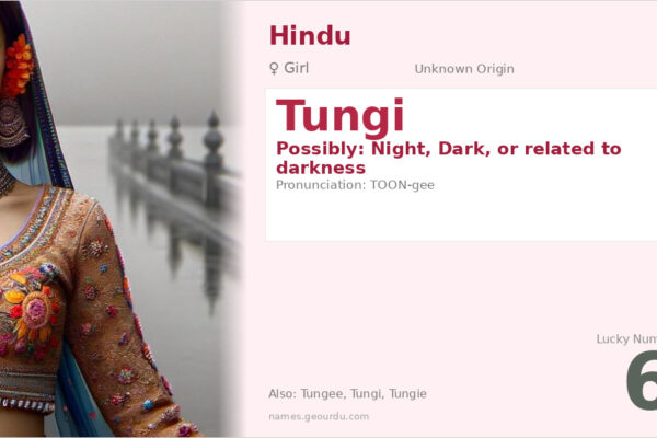 Tungi Name Meaning — Origin, Gender & Details (2025)