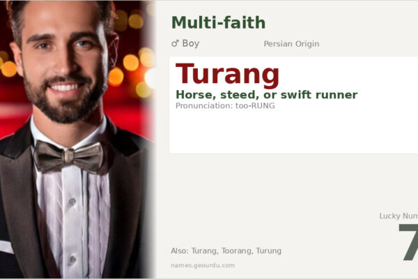 Turang Name Meaning — Persian Origin, Boy Name & Details (2025)