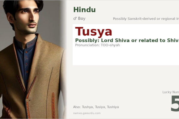 Tusya Name Meaning — Origin, Gender & Details (2025)