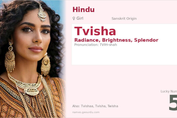 Tvisha Name Meaning — Sanskrit Origin, Girl Name & Details (2025)