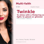 Twinkle Name Meaning and Details