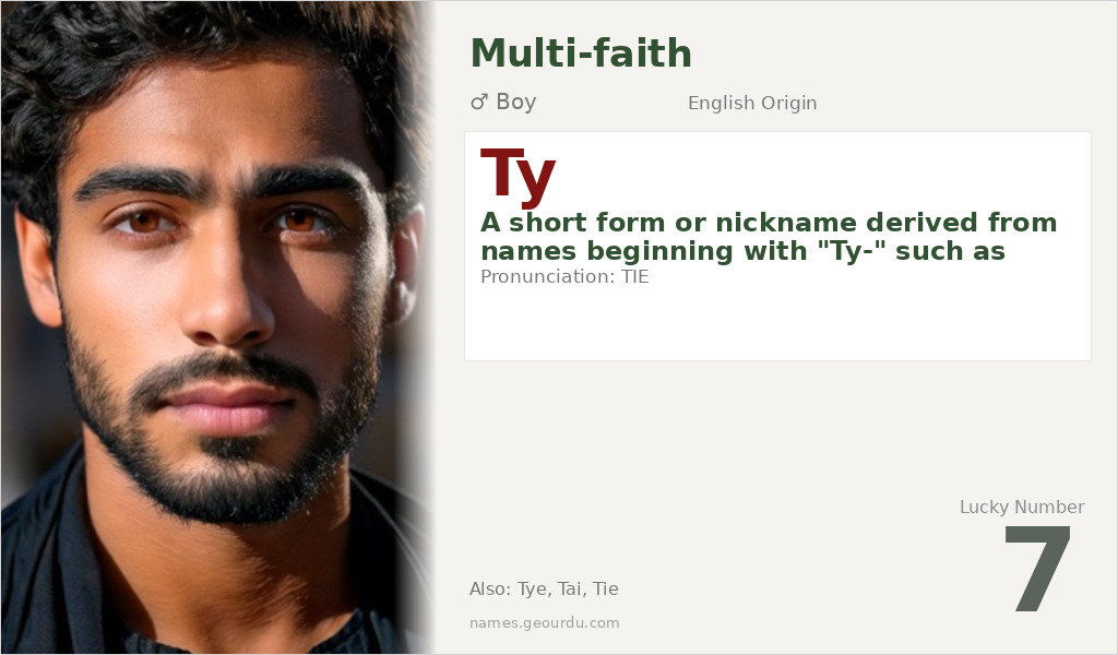 Ty Name Meaning and Details