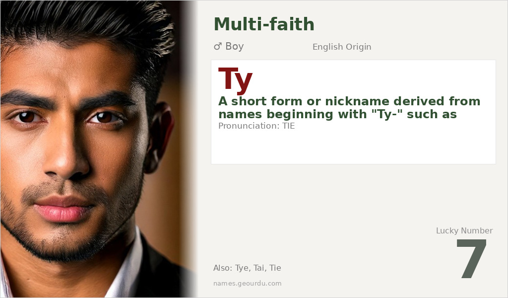 Ty Name Meaning and Details