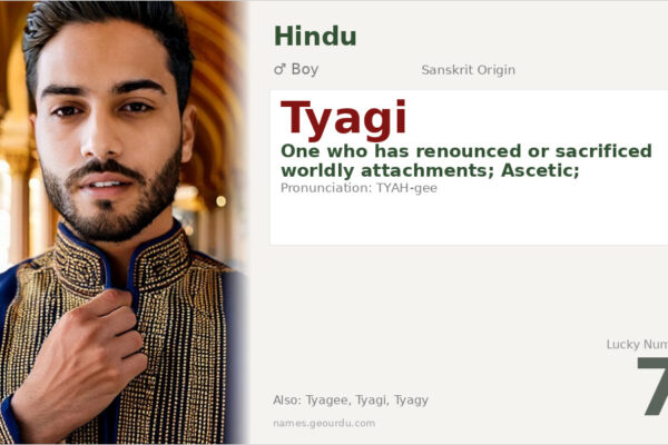 Tyagi Name Meaning — Sanskrit Origin, Boy Name & Spiritual Significance (2025)