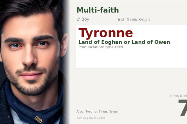 Tyronne Name Meaning — Irish Origin, Boy Name & History (2025)
