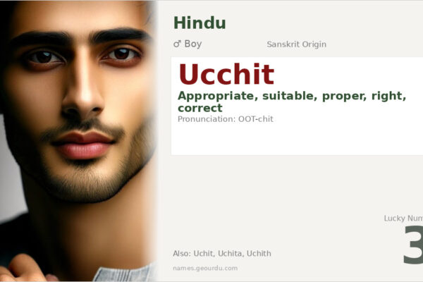 Ucchit Name Meaning — Sanskrit Origin, Boy Name & Details (2025)
