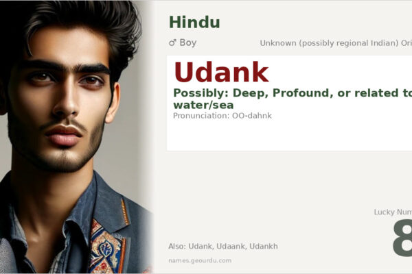 Udank Name Meaning — Origin, Gender & Details (2025)