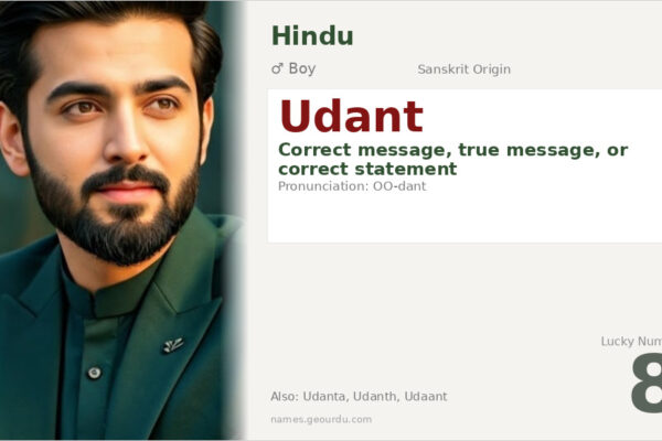 Udant Name Meaning — Sanskrit Origin, Boy Name & Details (2025)