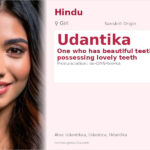 Udantika Name Meaning and Details