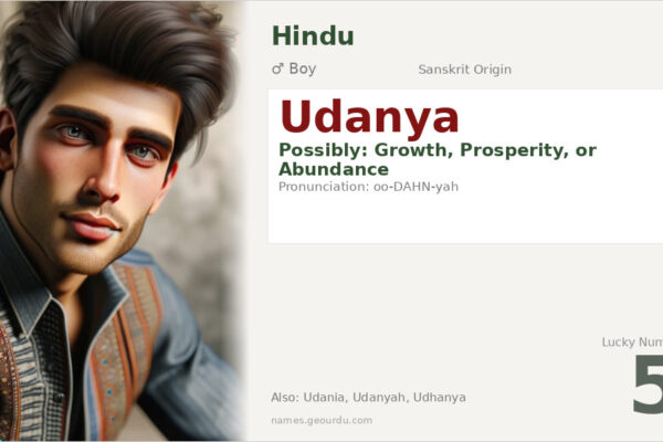 Udanya Name Meaning — Origin, Gender & Details (2025)