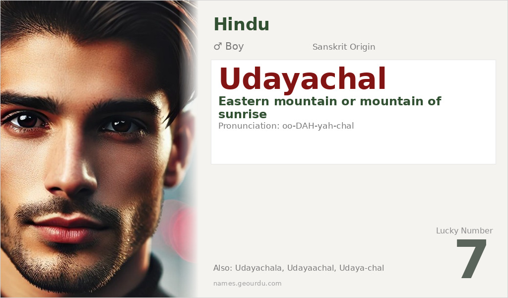Udayachal Name Meaning and Details