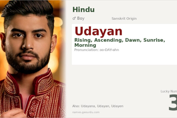 Udayan Name Meaning — Sanskrit Origin, Boy Name & Details (2025)