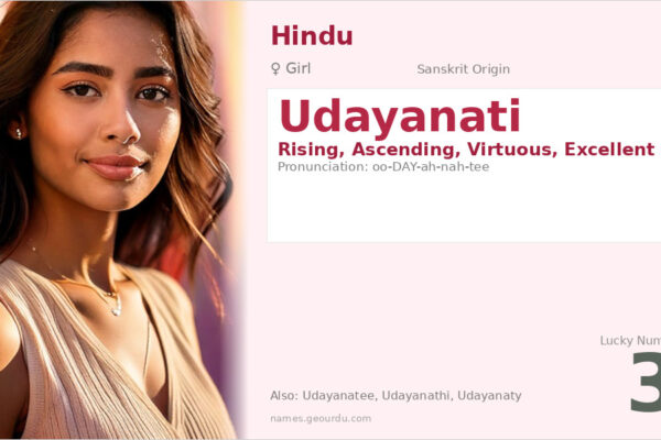 Udayanati Name Meaning — Sanskrit Origin, Girl Name & Details (2025)