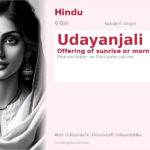 Udayanjali Name Meaning and Details