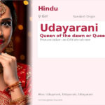 Udayarani Name Meaning and Details