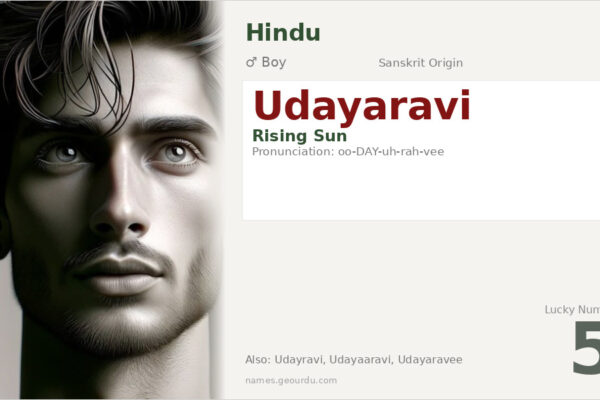 Udayaravi Meaning — Sanskrit Origin, Boy Name & Details (2025)