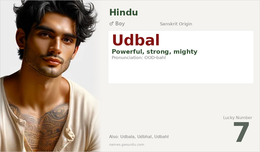 Udbal Name Meaning and Details