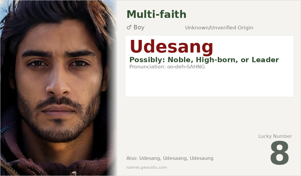 Udesang Name Meaning and Details