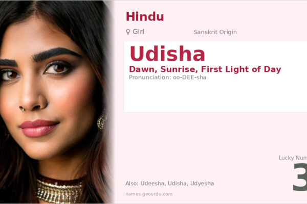 Udisha Name Meaning — Sanskrit Origin, Girl Name & Details (2025)