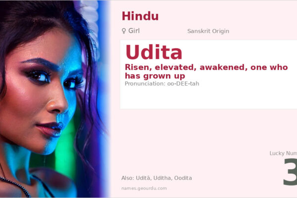 Udita Name Meaning — Sanskrit Origin, Girl Name & Details (2025)