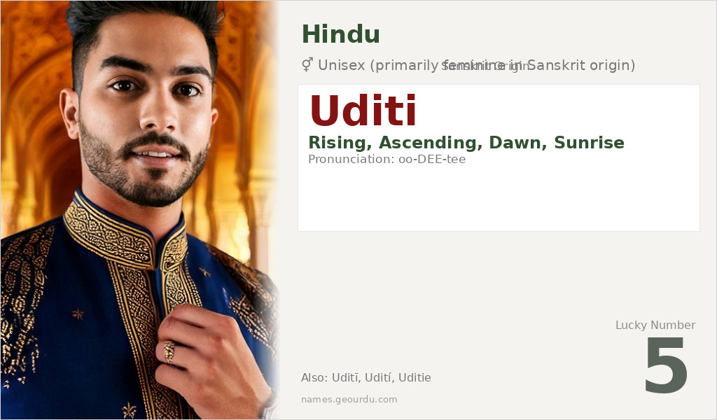 Uditi Name Meaning and Details