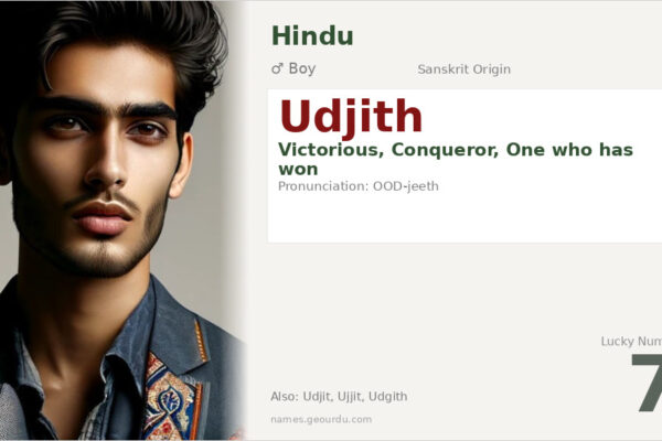 Udjith Name Meaning — Sanskrit Origin, Boy Name & Details (2025)
