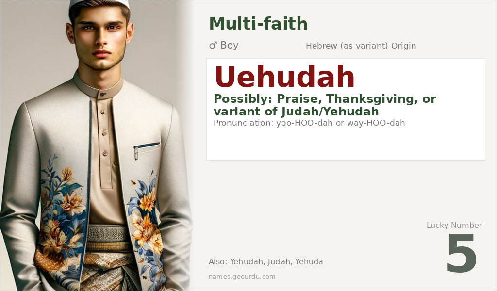 Uehudah Name Meaning and Details