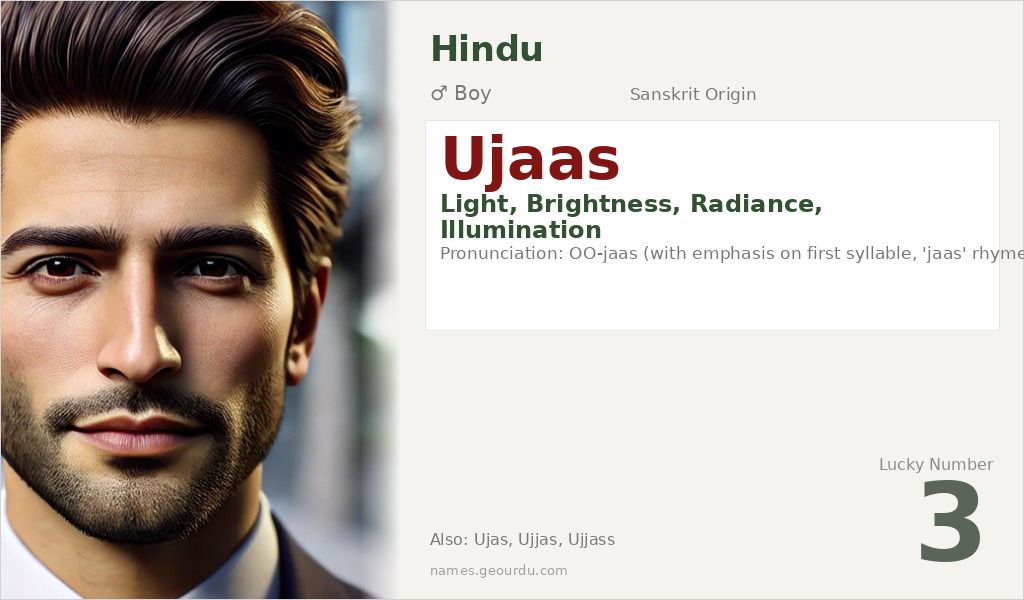 Ujaas Name Meaning and Details